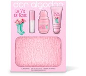 Don Algodon La Vie En Rose Colonia+ Iluminador + Crema manos+ Neceser