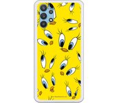 Carcasa para Samsung Galaxy A32 - Patron Ojos Piolin Amarillo