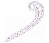 Multi-function Plastic French Curve Sewing Ruler Easy for Knitters