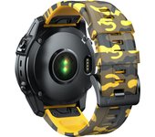 22 26mm Quick Fit Silicone Camouflage Wristband Strap For Garmin Fenix5 5X 5XPlus 6 6X 6XPro 7 7X Watch Band Instinct Bracelet