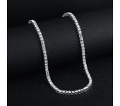 2024NEW Men Neck Chains Cuban Link Chain Women Tennis Chain Miami Curb Necklace Gold Color Rope Chokers Long HipHop Jewelry Gift
