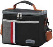 Bolsa de almuerzo cruzada de moda con aislamiento grueso y gran capacidad para uso comercial.