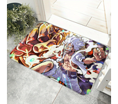 1pc One Piece Luffy Gear5 Floor Mat Floor Mat Anti-Slip Kitchen Bedroom Handmade Tufted Rug Carpet