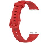 Correa Silicona Huawei Band 8 / Band 9  silicona correa de reloj deportiva impermeable color rojo