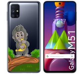 Tumundosmartphone Funda Gel Transparente para Samsung Galaxy M51 diseño Mono Dibujos