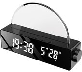 Despertador LED reloj digital luz temperatura despertador para dormitorio junto a la cama