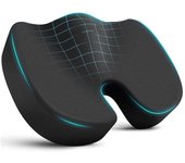 En FORMA DE U para Silla, asiento para coche, oficina, soporte de cadera, masaje, almohada ortopédica.