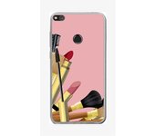 Tumundosmartphone Funda Gel Tpu para Huawei P8 Lite 2017 Diseño Brochas Dibujos