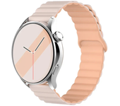 Silicone Magnetic Loop For Samsung Galaxy watch 7 6 5 pro 4 Classic active link band bracelet huawei GT 2-2e 3-4 20mm 22mm strap