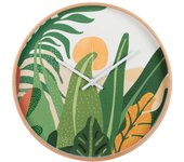 Adda Home Reloj Pared Metal Natural Decorativo 40x4,5x40 Cm
