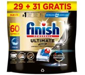 Finish Powerball ULTIMATE PLUS ALL IN 1 x60 x120 x180 x240 Pastillas para Lavavajillas, Limpieza Intensiva, Elimina Restos Quemados, Brillo Diamante, Cuida y Protege