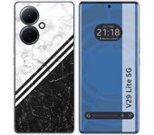 Funda Silicona para Vivo V29 Lite 5G diseño Mármol 01 Dibujos