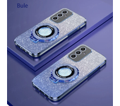 Luxury Plating Magnetic Holder Phone Case For Samsung Galaxy A55 A54 A32 A24 A14 A13 A23 A33 A53 A32 A51 A52 A71 Silicone Cover