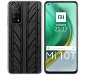 Tumundosmartphone Funda Gel Tpu para Xiaomi Mi 10T / 10T Pro diseño Neumatico Dibujos
