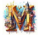 Harry-Potter Fantasy Castle And Owl Letters 5D Diamond Painting Art Magical Alphabet Witch House Cross Stitch Mosaic Home Decor