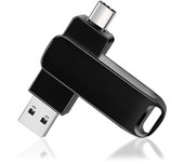 2in1 U Disk 128GB 64GB 32GB USB2.0 Type-C Interface Smartphone Computer Mutual Transmission Portable USB Memory pen drive Metal