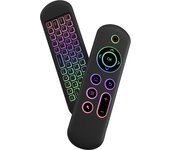 Replacement Remote Control M5 with 2.4G 7 Color Backlit Wireless Air Mouse Keyboard for Android TV Box,Windows