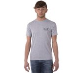Emporio Armani EA7 Camiseta Algodón Hombre Gris Claro 3 ZPT37PJM5Z 3904