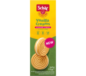Vanilla Creams, Galletas Rellenas Sin Azúcar, Sin Gluten y Veganas – 115g (4x29g) - Schär