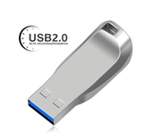 Nuevo USB Flash Drive 2.0 Alta Velocidad 128GB 64GB 32GB 16GB 8GB Metal Pendrive 2.0 Stick Pen Drive Para Computadoras Y Teléfonos Móviles