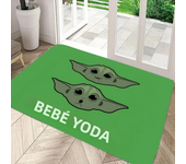 Baby Yoda The M-Mandalorian Floor Mat Graphic Printed Flannel Doormats For Bathroom Kitchen Entrance Carpet Home Decor
