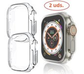 Watch Case for Apple Watch Ultra 49MM Series 8 7 SE 6 5 4 3 2 45MM 41MM 44MM 40MM Transparent Cover Apple Watch Screen Protector