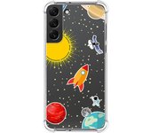 Funda Silicona Antigolpes para Samsung Galaxy S22 Plus 5G diseño Espacio Dibujos