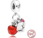925 Silver Green Avocado Red Strawberry Apple Cherry Purple Grape Fruit DIY Beads Fit Original Pandora Charms Bracelet Jewelry