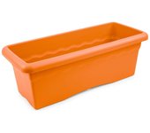 Plastiken TERRA - Jardinera Rectangular, Medida 50 cm 14L. Terracota