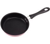12cm Mini Frying Pan Stainless Steel Prevent Stick Induction Pot Round Breakfast Small Fry Egg Pan with Long Handle