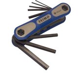 Juego Navaja 7 Llaves Hexagonales Pavonadas 1.5-8mm 46-8-F Irimo