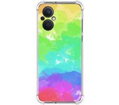 Funda Silicona Antigolpes para Oppo A96 5G diseño Acuarela 03 Dibujos