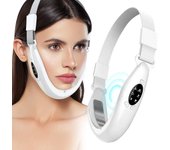 Dispositivo Reductor de Papada Firmeza Facial Cara Tonificador Masajeador de Rejuvenecimiento de Cuello Radiofrecuencia Facial Terapia LED Electroestimulador Facial Papada Masaje Sonico Tratamiento Antienvejecimiento