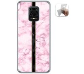 Tumundosmartphone Funda Gel Tpu para Xiaomi Redmi Note 9S / Note 9 Pro diseño Mármol 04 Dibujos