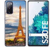 Tumundosmartphone Funda Gel Tpu para Samsung Galaxy S20 FE diseño Paris Dibujos