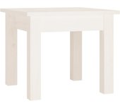 vidaXL Mesa de centro de madera maciza de pino 35x35x30 cm Natural, Blanco, Gris Mesita de Salón o Comedor o Auxiliar Mesa de Café Meuble Salón