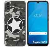 Funda Silicona para Gigaset GS3 diseño Camuflaje 02 Dibujos