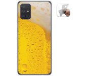 Tumundosmartphone Funda Gel Tpu para Samsung Galaxy A71 5G diseño Cerveza Dibujos
