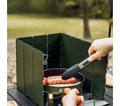 Horno portátil para exteriores, Estuba de gas ajustable de 2900 W, Estua Liviana, equipo de cocina Para acampar, equipo de emergencia, Ideal para Cocinar en el camping