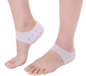 Silicone Heel Protector Protective Sleeve Heel Spur Pads For Relief Plantar Fasciitis Heel Pain Reduce Pressure On Heel 1 Pair