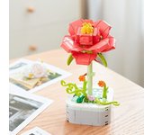 Perpetual Bouquet Tulip Flower Sunflower Building Block Home Decoration Plant Potted Assembly Bricks Valentine Child Gifts