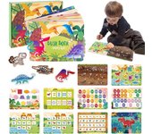 Montessori Busy Book For Kids 2 3 4 Years Kids Learning Sensory Stickers Books Toddlers Activity Quite Book Montessori Baby Toys