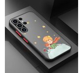 Cartoon Little Prince Phone Case For Samsung S23 S22 Ulrta 5G S21 FE S20 Plus S10e Soft Silicone Edge Cover Matte PC Capas
