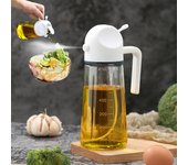 1 botella de dispensador de Aceite de cocina-2 en 1 dispensador de Aceite de Oliva y spray de agua-Botella de Aceite de Oliva de 630 ml-Spray de Aceite para Cocinar ensalada de Cocina Barbacoa GAO23