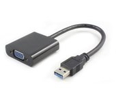 Microconnect USB3.0VGA - Adaptador para Cable (USB 3.0, VGA, Macho/Hembra, 1920 x 1080 Pixeles)