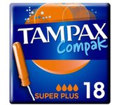 TAMPAX COMPAK COMPRESAS SUPER PLUS PACK 18UN