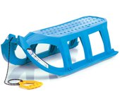 Prosperplast Trineo Alto con Deslizadores de Acero y Cuerda Modelo Tatra Azul 109x31x40 Cm