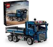 LEGO 42203 Technic Volquete Basculante, Vehículo de Obra y Construcción de Juguete, Camión Azul para Construir con Dirección y Caja Móvil, Regalo de Cumpleaños para Niños y Niñas de 9 Años o Más
