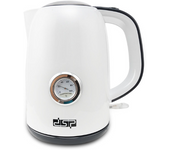 Hervidor de Agua Eléctrico  1,7 litros, Libre de BPA, 2200 W de Potencia, Base 360º,Doble Sistema de Seguridad, Plástico