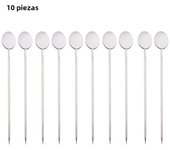 Stainless Steel Fruit Sticks Cocktail Pick Bar Tools Drink Stirring Sticks Martini Picks Party Wedding Wine Accessories
